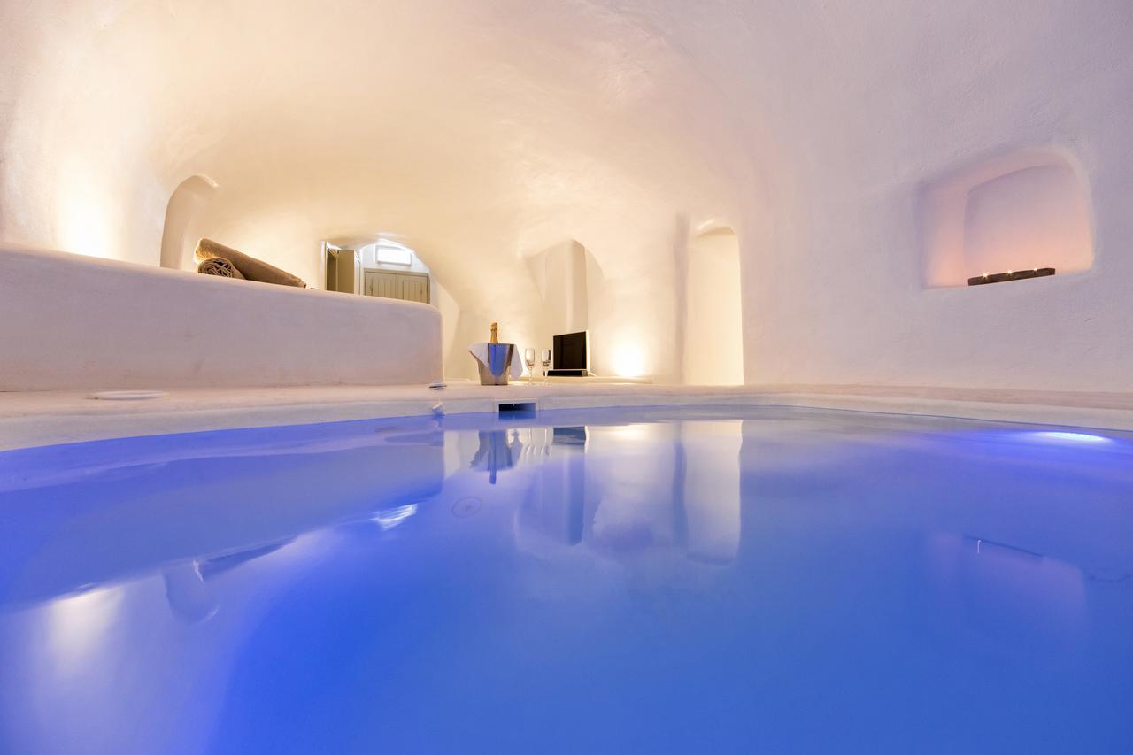 Kampanario Luxury Villa Megalochori  Exteriör bild